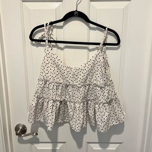 SHEIN Polka Dot Tank Top Size L